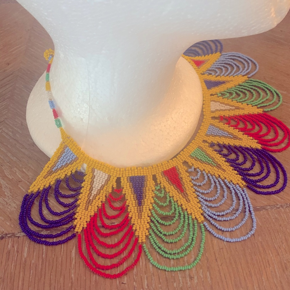 Beautiful handmade African necklace